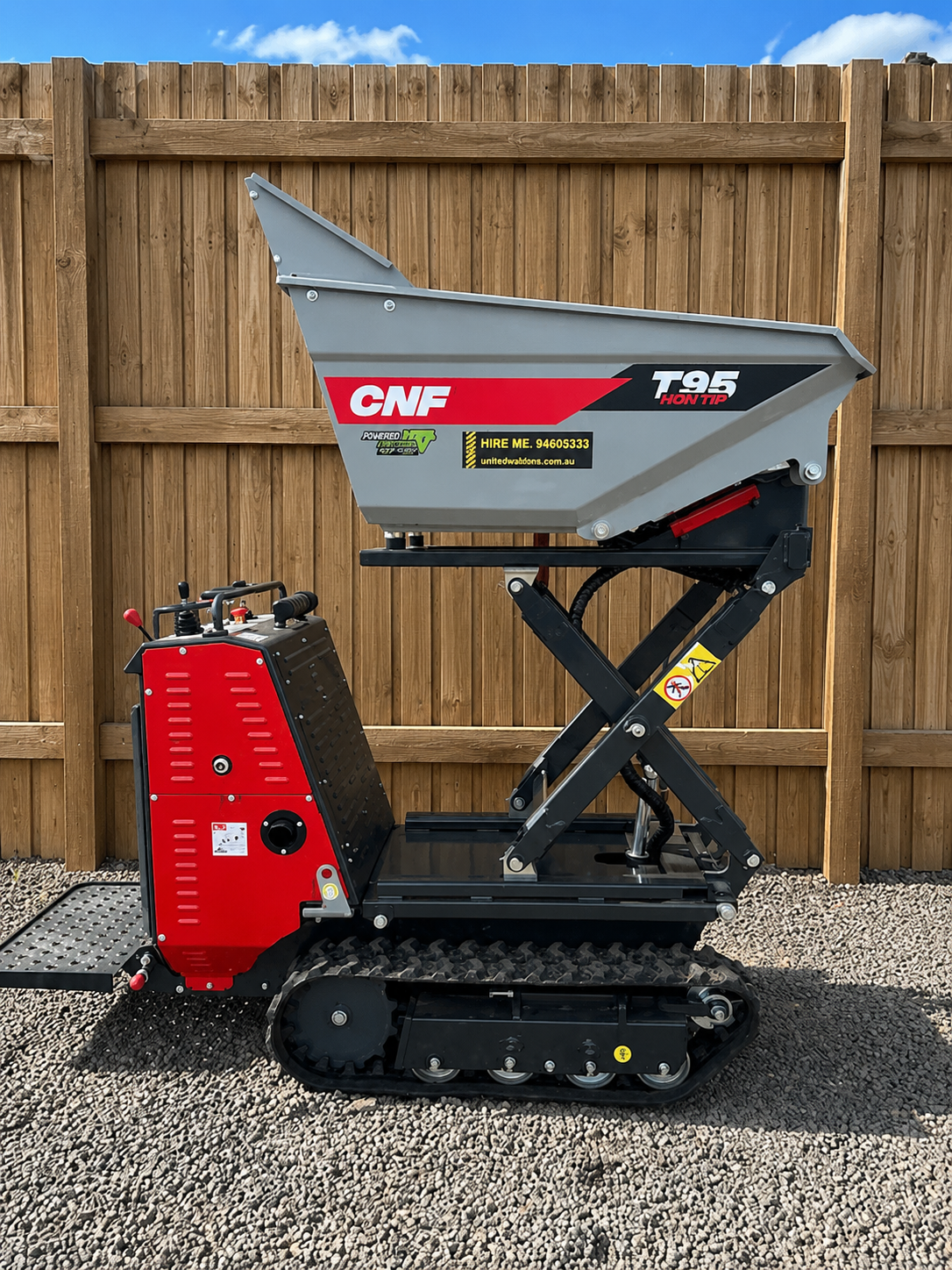Dumper Motorised Wheelbarrow hire Melbourne