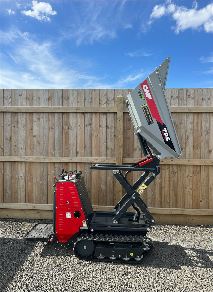 Dumper up with timber